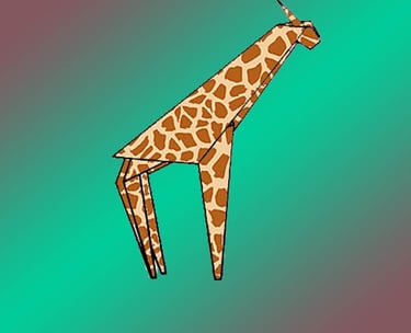 Origami Giraffa