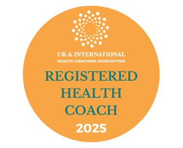 UKIHCA registered health coach 2025 logo