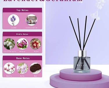a lavender lavender and lavender flower diffuser