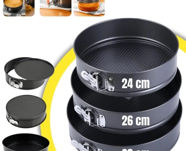 forma de assar bolo redonda com fundo removivel