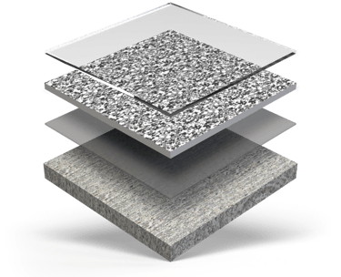 flake floor system