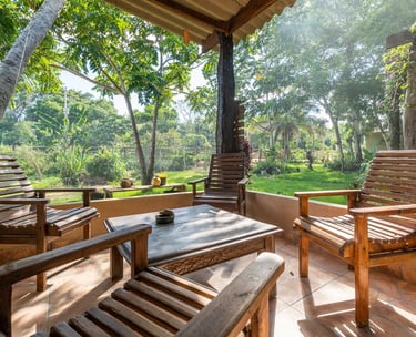 Outdoors area at Berço Pantaneiro Lodge