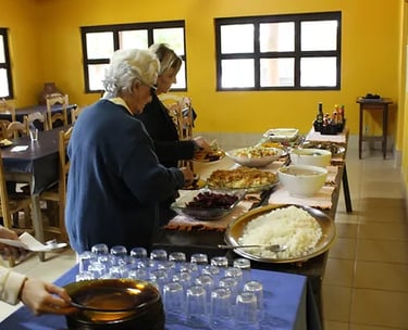 Pouso Alegre Lodge Traditional Meal