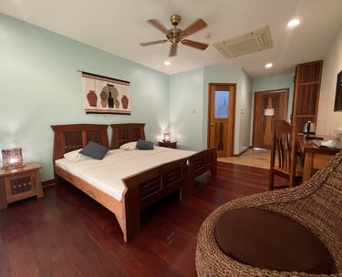 Superior Balcony Room with sea view and private terrace at Corto del Mar boutique hotel in Coron, Pa