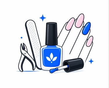 Modern nail salon website designed to attract more customers