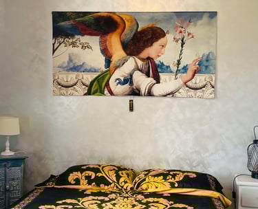 apollon chambre  lit de 140 cm vue piscine