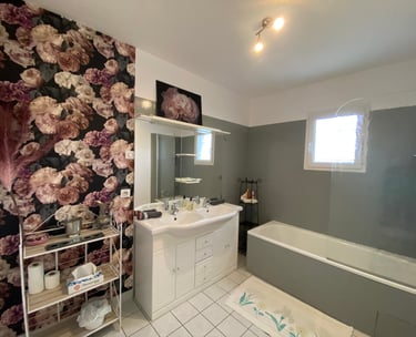 salle de bain partagée
