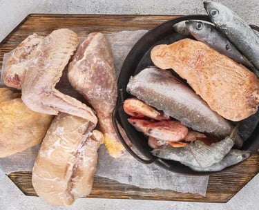 Congélation de la viande, de la volaille et du poisson