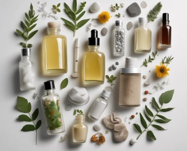 cosmetici naturali con ingredienti organici per il corpo