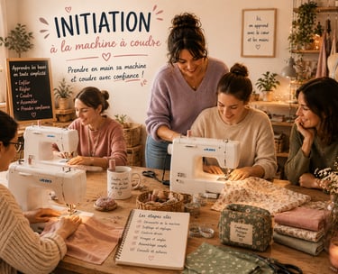 Fomation initiation machine à coudre