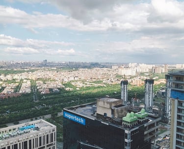 City View at Daytime from Top Floor of Supernova Airbnb