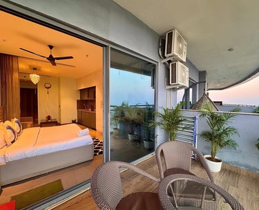 Balcony with Terrace Garden Mulberry Homes Supernova