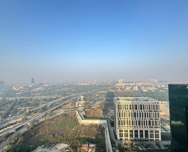 Yamuna River view From Balcony BNB Suites