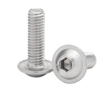 ISO 7380-2 Flanşlı Bombebaş İmbus Civatalar