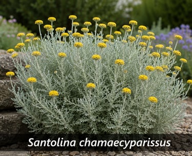 la plante Santolina chamaecyparissus