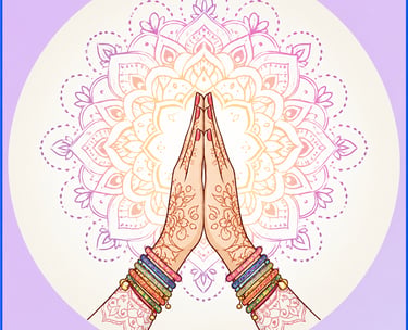 Namaste is hello in Hindi