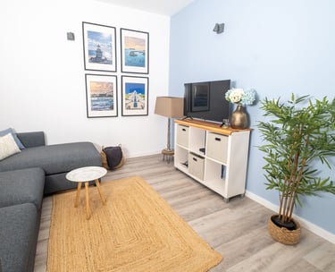 Quinta Sao Roque Hydrangea living room