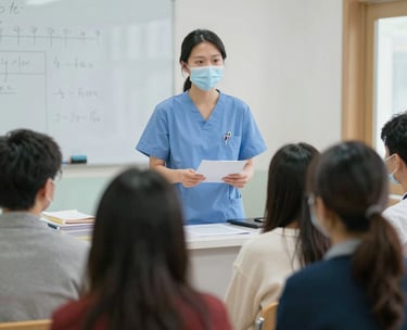 A close-up of an open book card displaying chapter details with vibrant colors and clear typography.