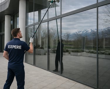 Nettoyage vitres et panneaux solaires à Prévessin-Moëns