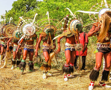 The young Senegalese in Festival In Senegal