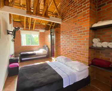 Habitación Familiar en el Hotel Palmas de Santa Helena Quimbaya Quindío