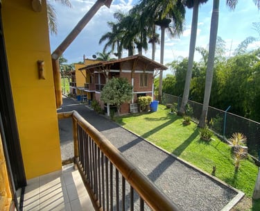 Vista desde el Balcon del Hotel Palmas de Santa Helena Quimbaya Quindío