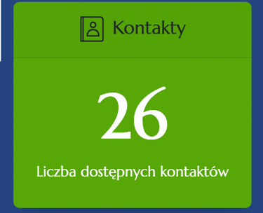 kafelek menu kontakty