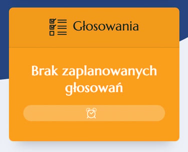 kafelek menu głosowania