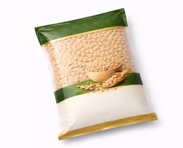 Whole chickpeas packed for cooking, food processing, and bulk export supply