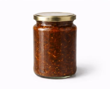 Sweet and tangy tamarind chutney packed for retail and bulk export