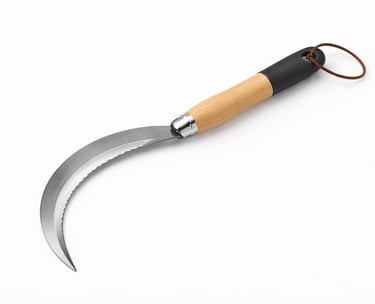 Sickle for crop harvesting and farm use