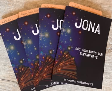 Cover von "JONA - Das Geheimnis der Elfenpforte". Band 1 der Fantasy-Reihe für Kinder ab 8