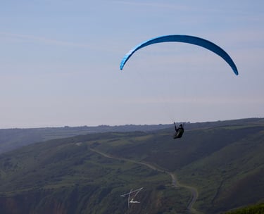 Photographies de parapentistes