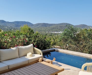 ibiza pool and terrace interior design