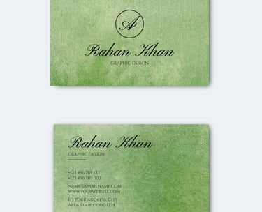 Carte de visite papier opale