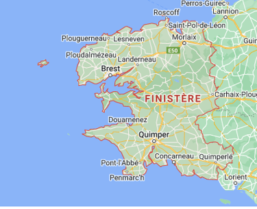carte du finistère
