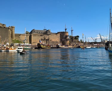 Port militaire et chateau brest