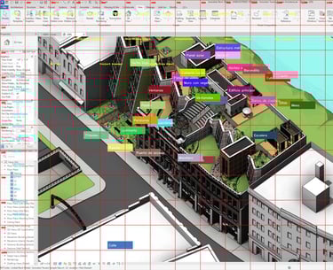 Automatización de tareas en Revit con IA, optimizando el diseño arquitectónico y la documentación té