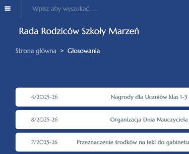 Głosowania
