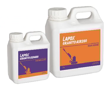 Lapox granito ASR200, resin and hardener
