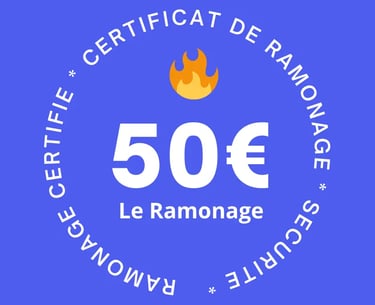 ramoneur et certificat de ramonage a Nantes prix 50 euros 