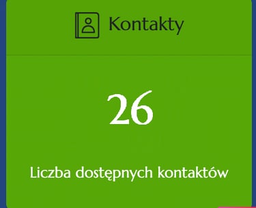widok kontaktów