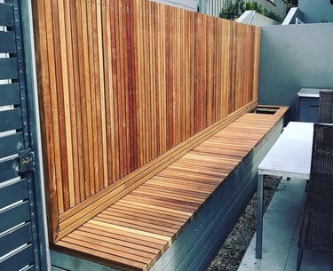 Professional Sydney Outdoor Decking bench