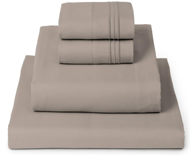 brown bed sheets microfiber