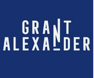 a logo with the words grant alexander alexander