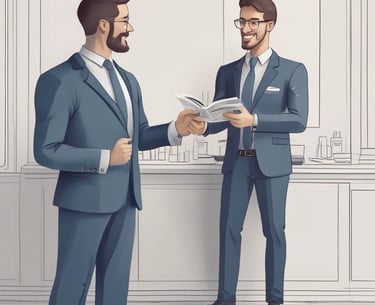 two policemen taking positions