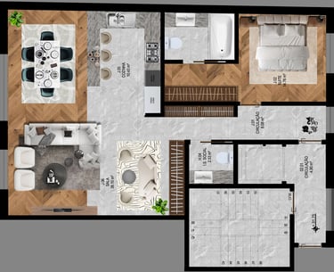 interior design and layout modification