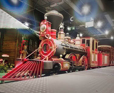 tren clásico modelo 94 restaurado pintado a mano alquiler con o sin decoración