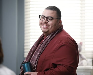 Zaiver Sinnett as Dr. Zander Perez in “Grey’s Anatomy.”