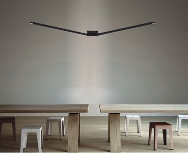 lampara estructura doble iluminacion